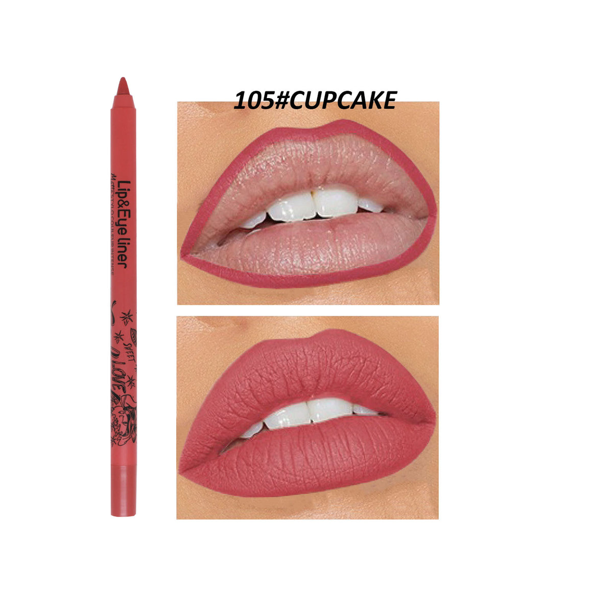 Matte Lip Liner - Discoloration Resistant Outline Lipstick 20 Colors