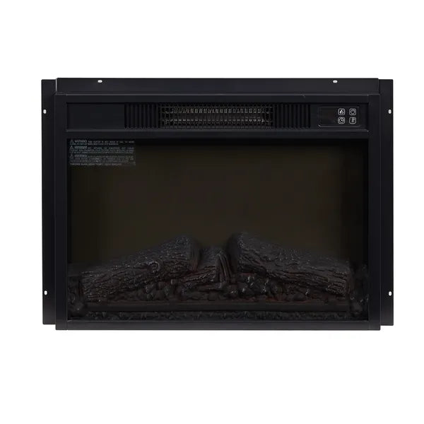 23" Electric Fireplace Insert - 1400W with Remote Control