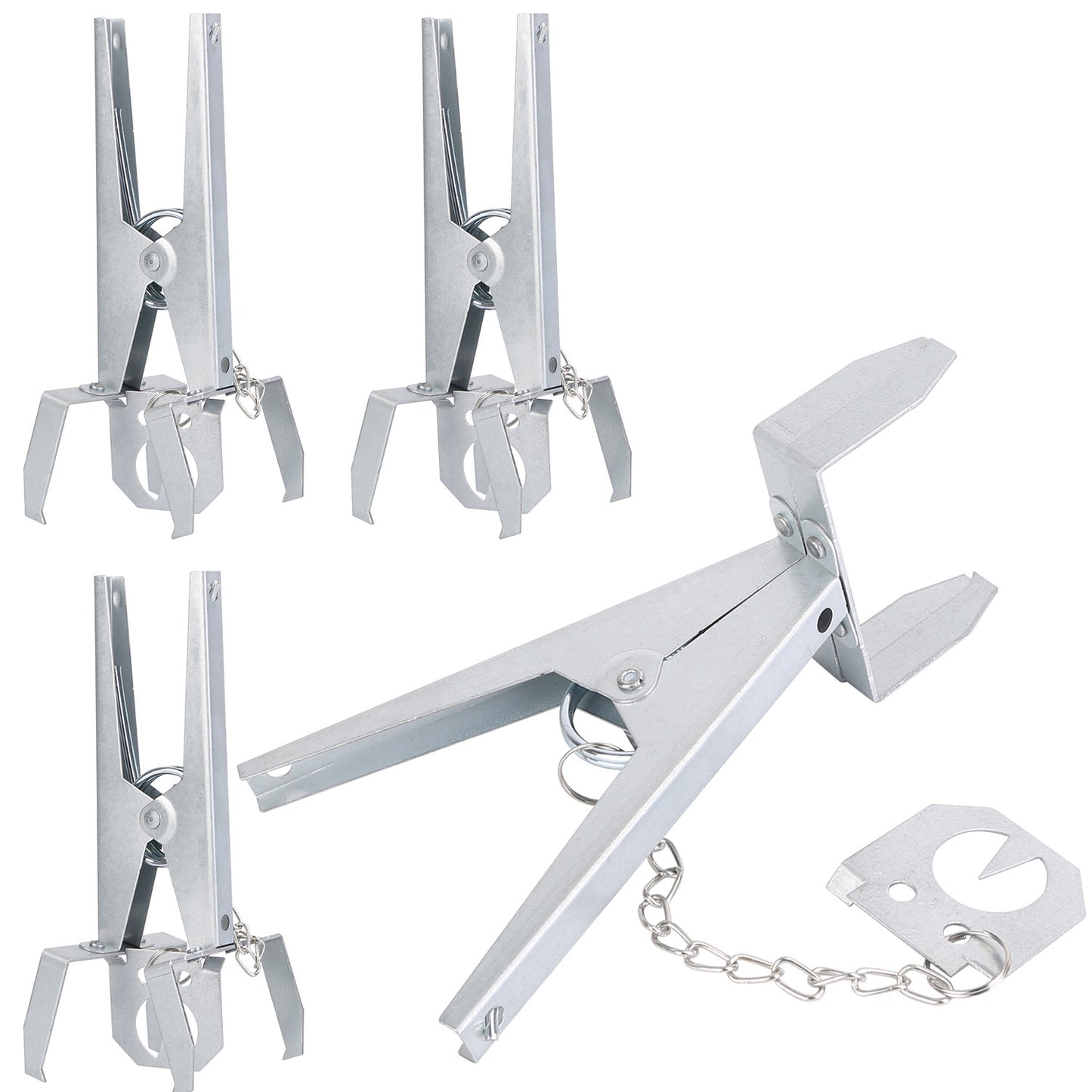 Reusable Mole Trap Set - 4 Pack, Easy-to-Use Garden Pest Control Tools