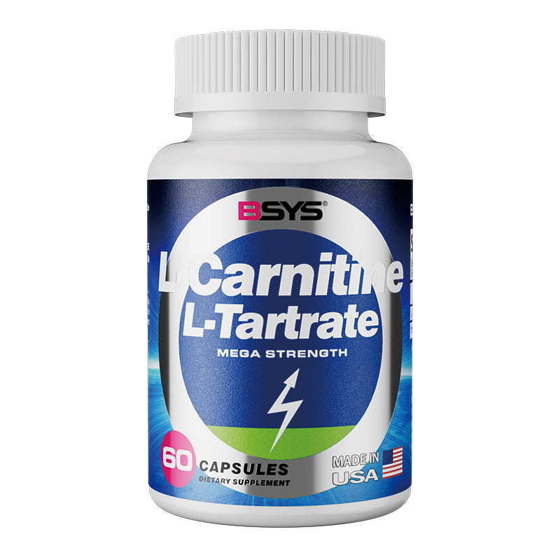 L-Carnitine L-Tartrate Supplement - 60 Capsules