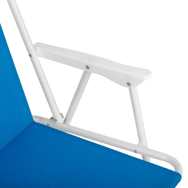 Heavy Duty Beach Chair with Umbrella - XL Size, 265lbs Capacity