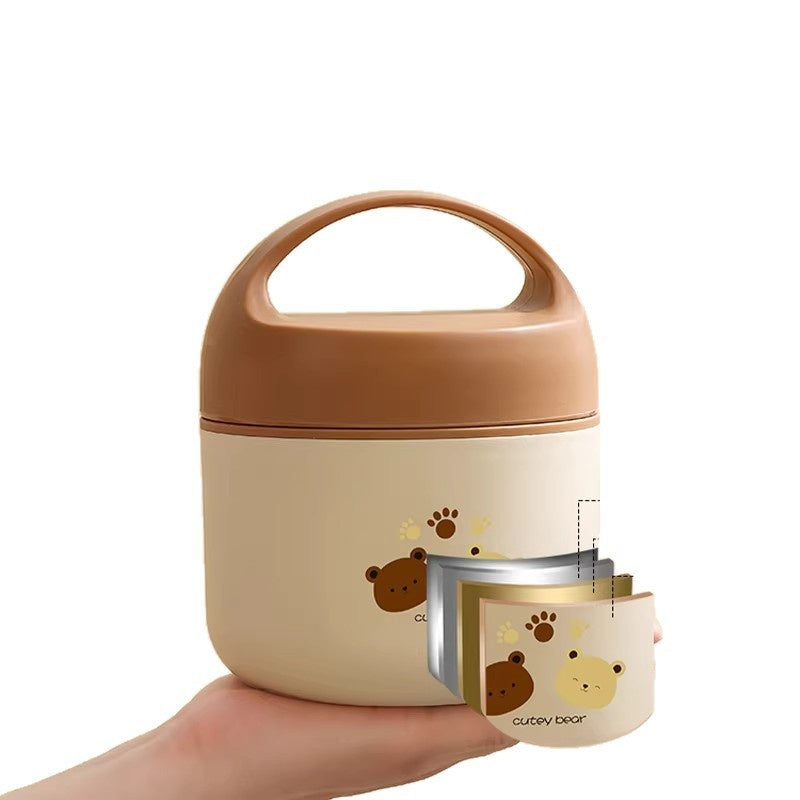 Leak-Proof Insulated Soup Container with Carrying Lid for Meal Prep