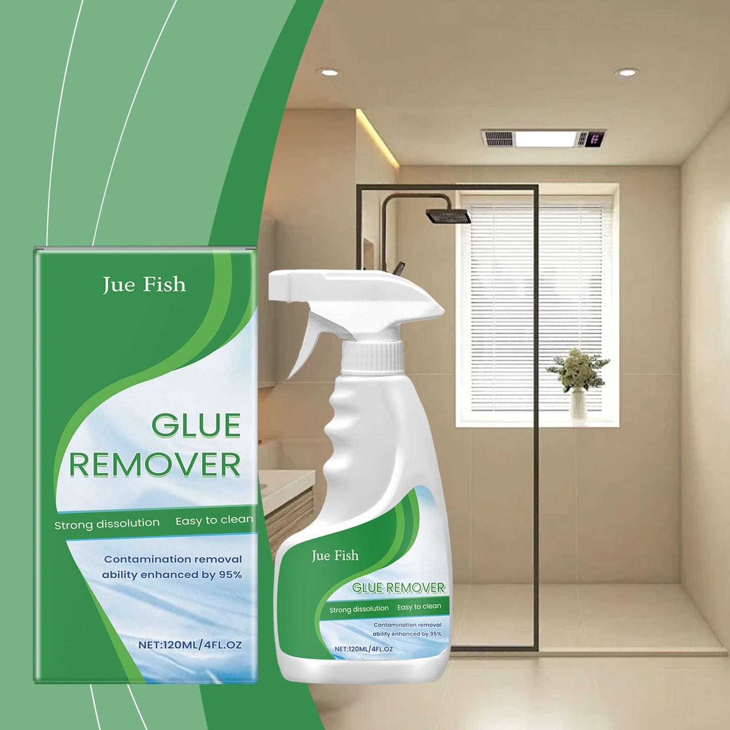Adhesive Remover for Household & Kitchen Use - 120ml, Easy Cleanup