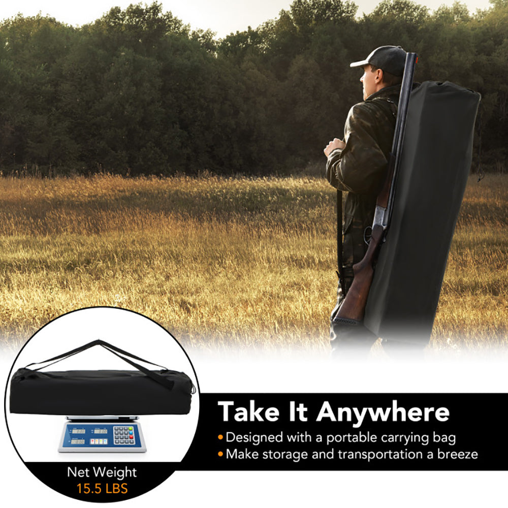 Camouflage 360-Degree One-Way See-Through Hunting Blind