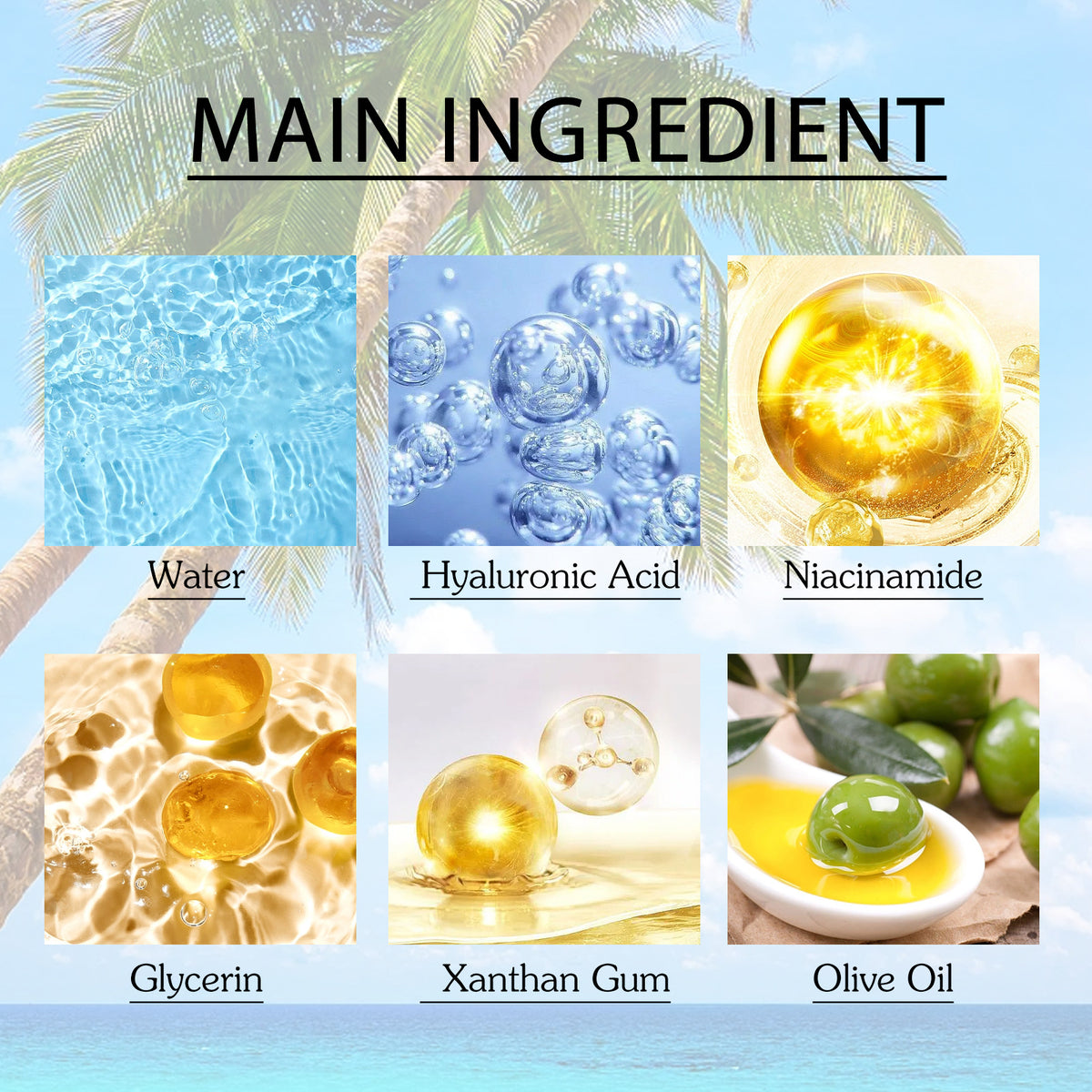 Hyaluronic Acid Sunscreen Gel SPF - 50ml
