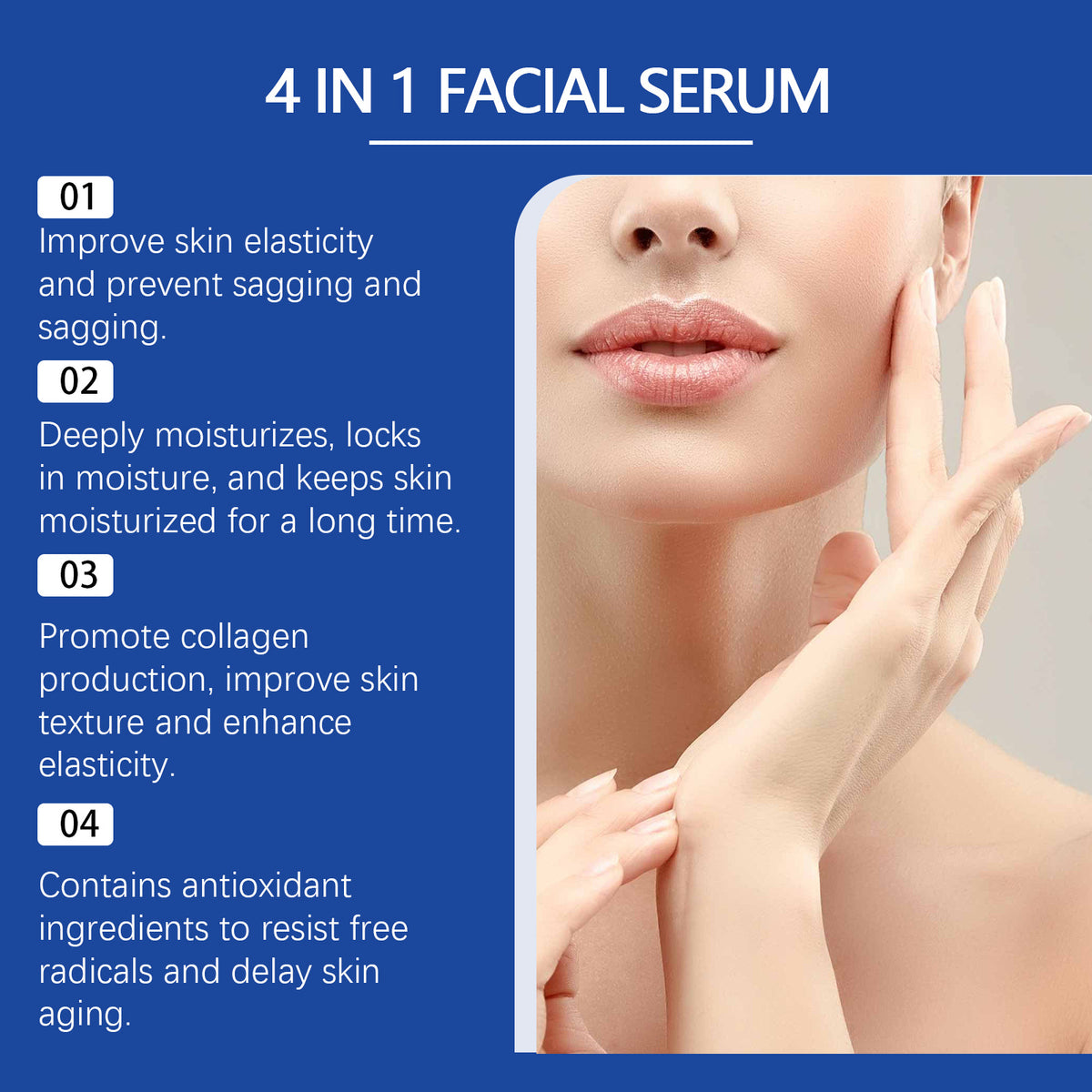 Facial Serum for Skin Elasticity - 30ml Anti-Aging Skin Care