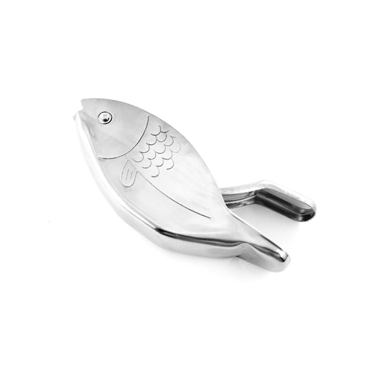 304 Stainless Steel Lemon Juicer - Manual Fish Type Kitchen Tool