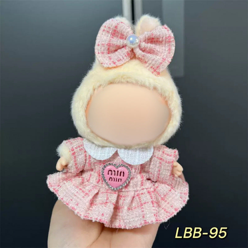 17cm Vinyl Figurine Clothes Set for Collectibles and Decoration