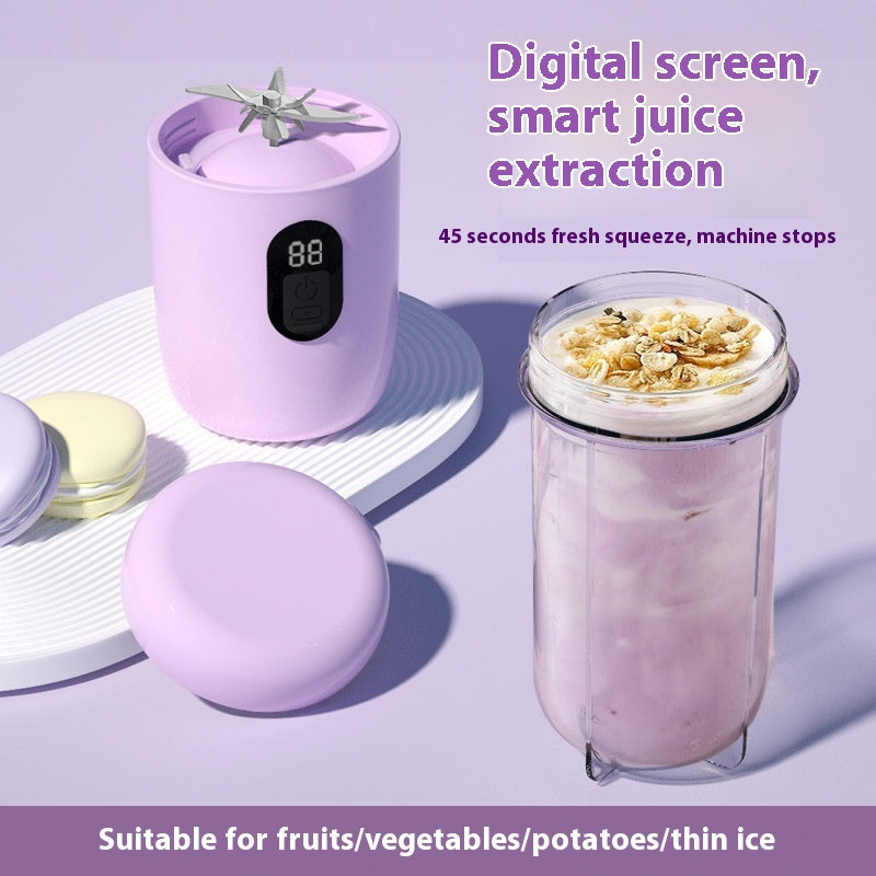 Portable Juice Extractor with USB Charging 500ml Outdoor Kitchen Tool