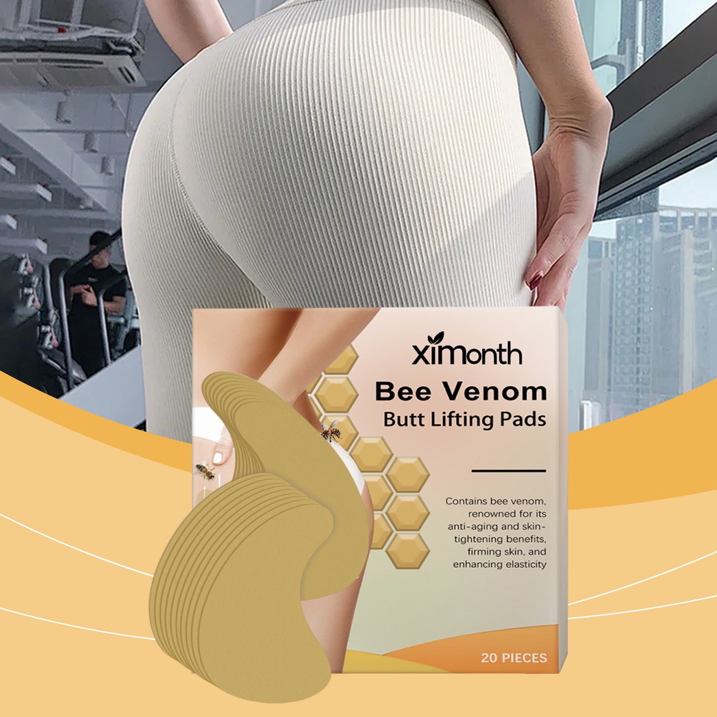 Firming Buttock Care Masks - 20 Piece Moisturizing & Lifting Hip Treatment