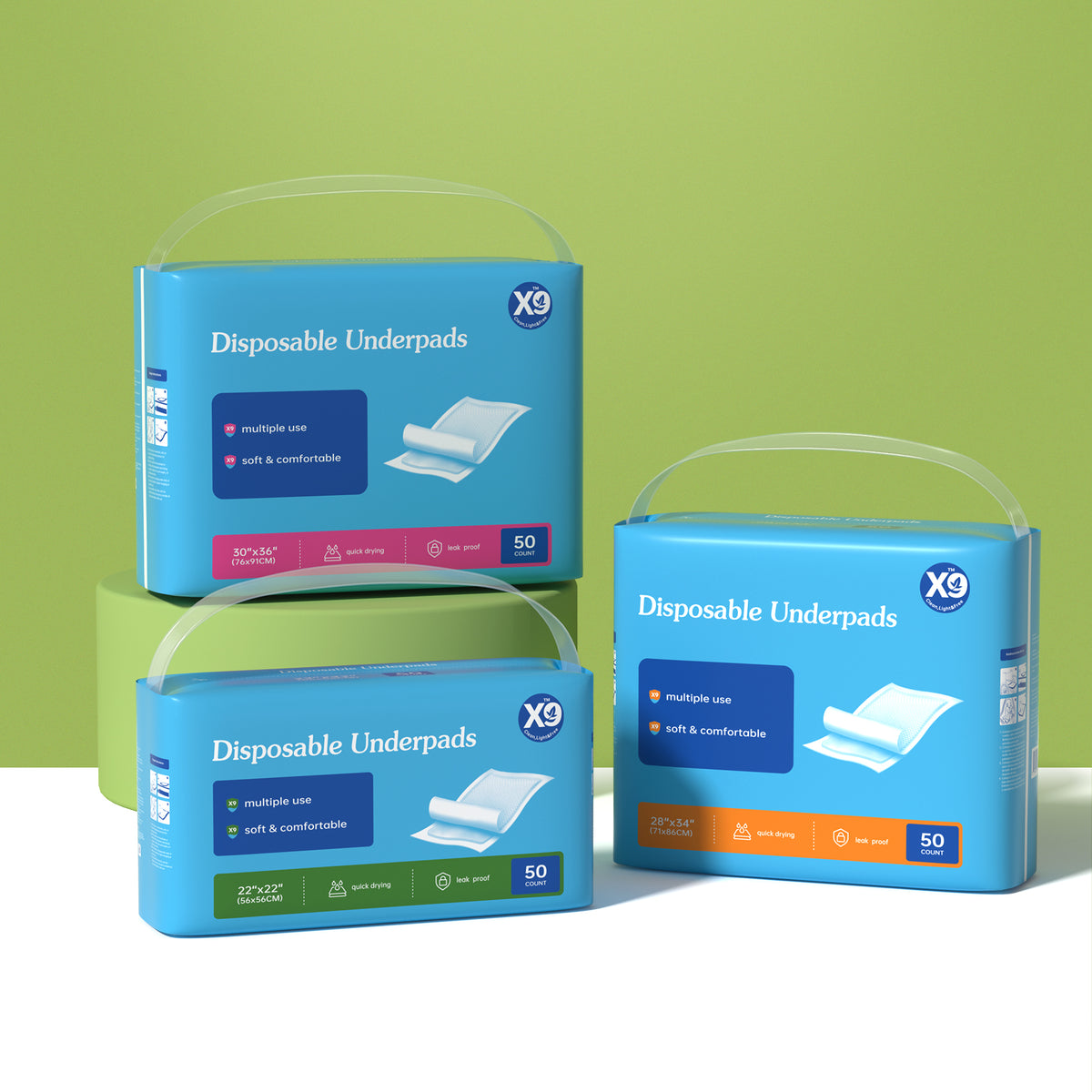Disposable Dog Training Pads - Highly Absorbent Leak-Proof Underpads for Pet & Household Care