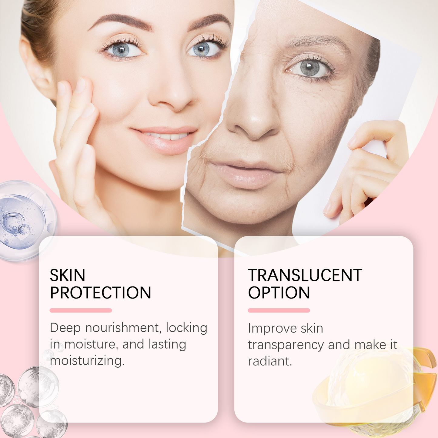 Vitamin C & Niacinamide Brightening Facial Serum - Anti-Aging Skin Repair