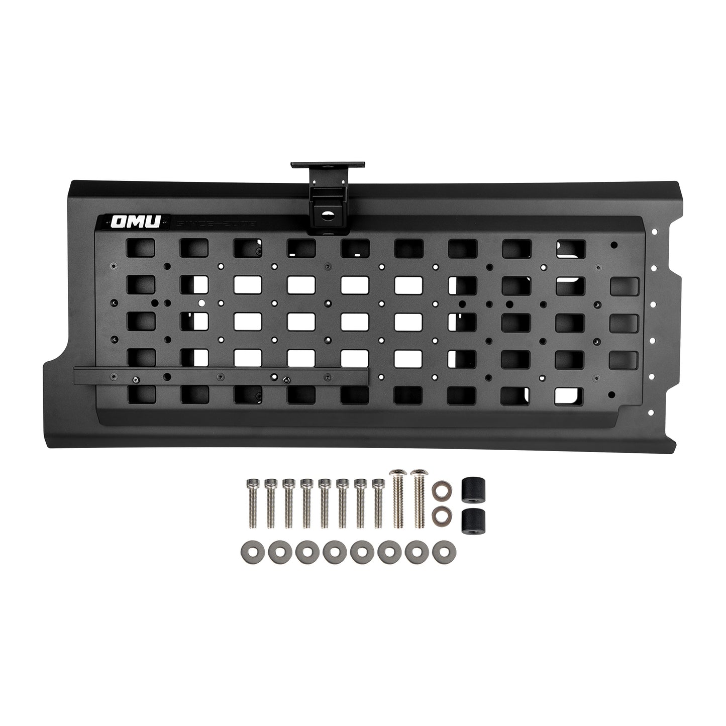 Heavy-Duty Aluminum Tailgate Expansion Panel for 2018+ Jeep Wrangler JL - MOLLE Storage Organizer, No-Drill Installation, Black