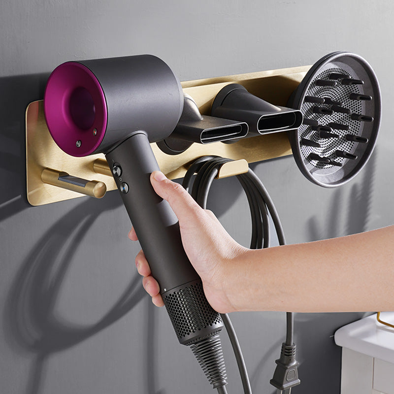 Punch Free Hair Dryer Bracket Magnetic Wall Mount Holder for Bathroom