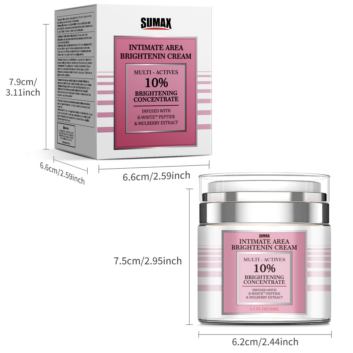 Intimate Area Brightening Cream - 50ml