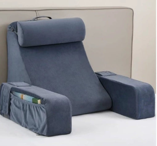Removable Lumbar Support Pillow for Reading & Comfort – Modern Design