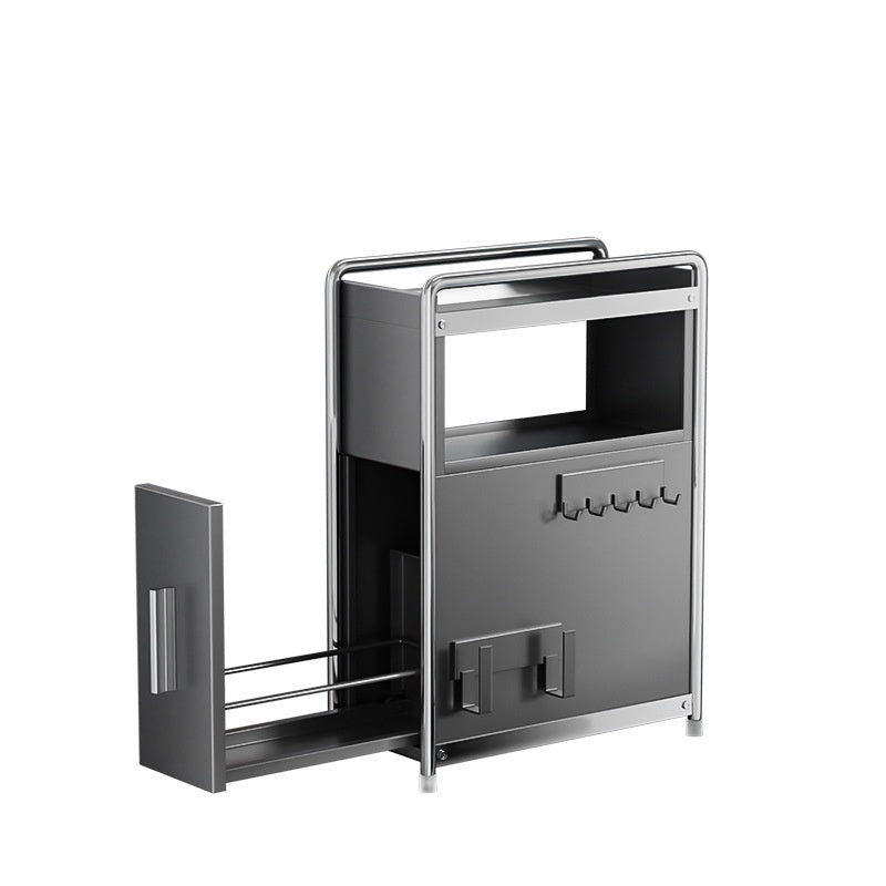 Pull-Out Multi-Layer Kitchen Storage Rack - Modern Household Organization