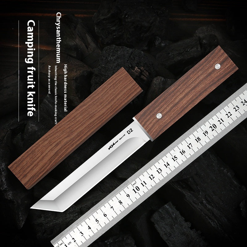 M390 High Carbon Stainless Steel Fruit Knife - Portable Outdoor Self-Defense Tool