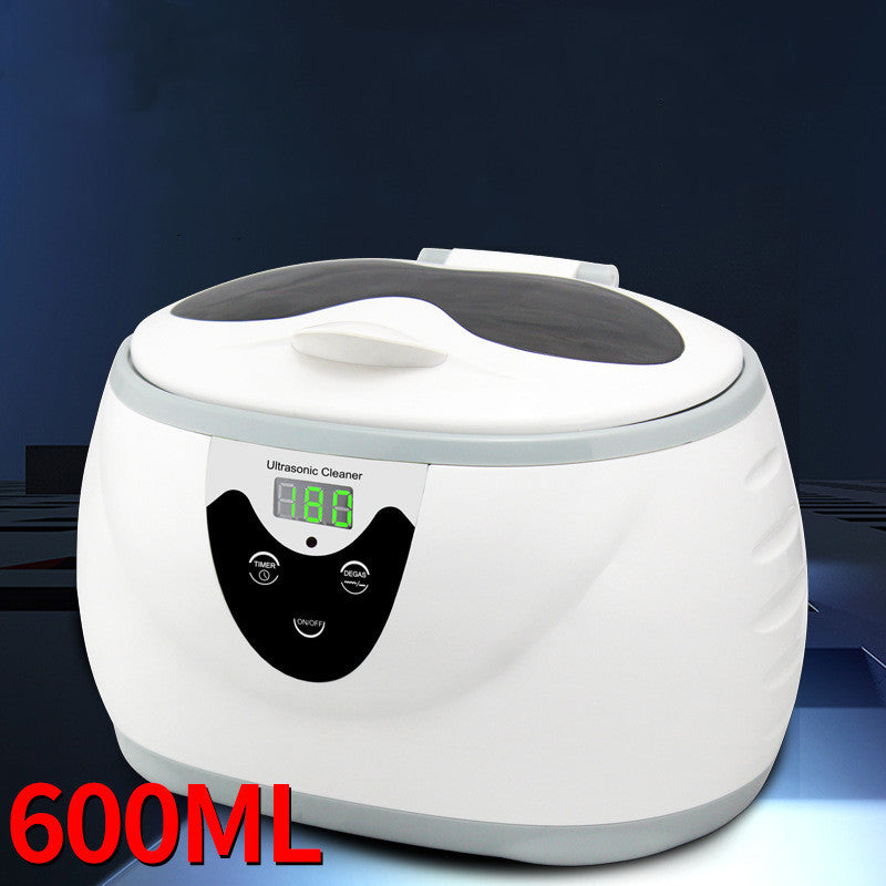 Ultrasonic Jewelry & Household Cleaner 600ml Small Stainless Steel Machine