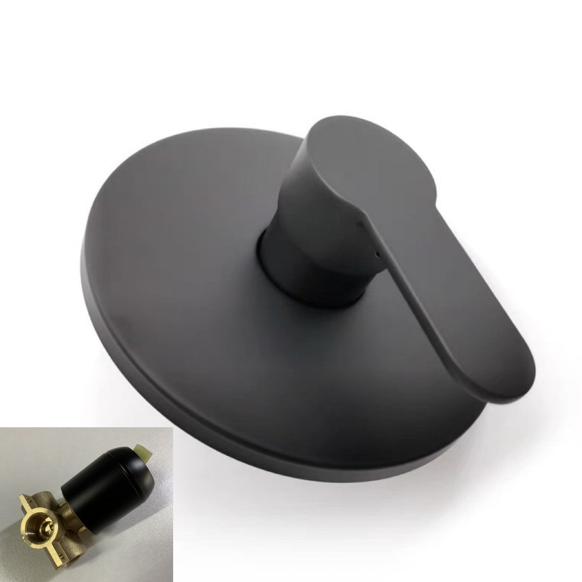 Three-Way Wall-Mounted Concealed Shower Faucet - Hot & Cold Mixer