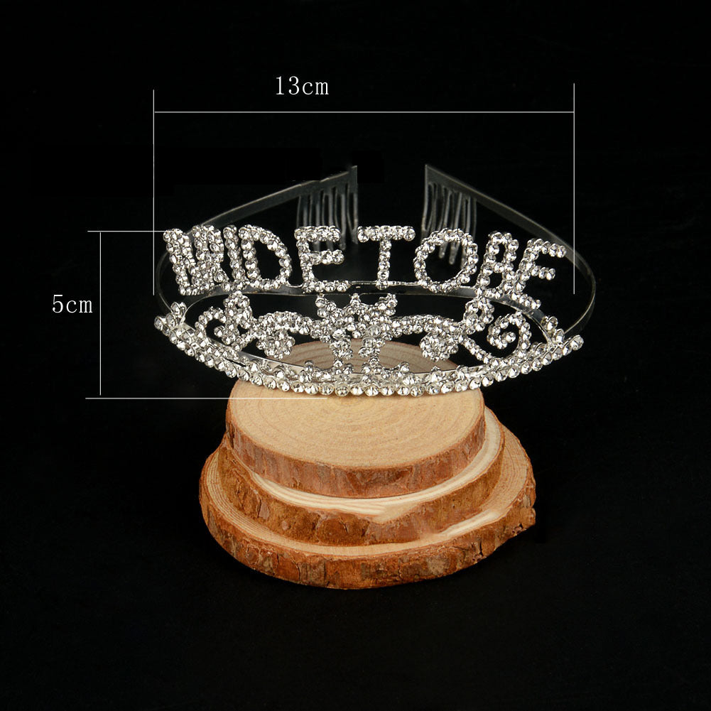 Silver Bridal Crown Tiara for Wedding & Bride-to-Be