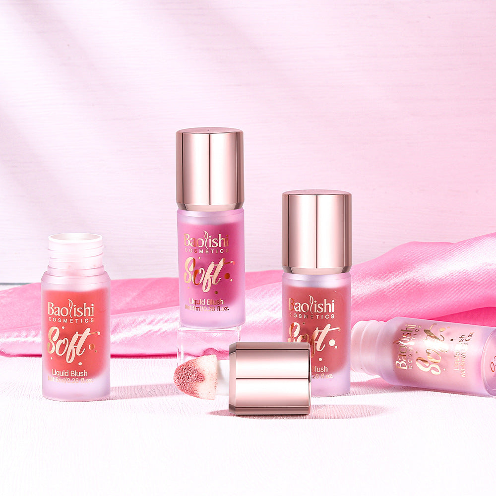 Liquid Blush Set with Pearlescent Finish - 2-4 Colors for Makeup