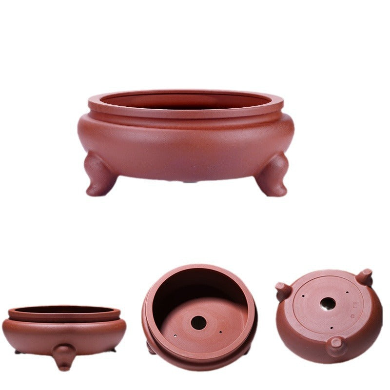 Purple Sand Flowerpot Tray for Yixing Pots - Garden & Home Storage