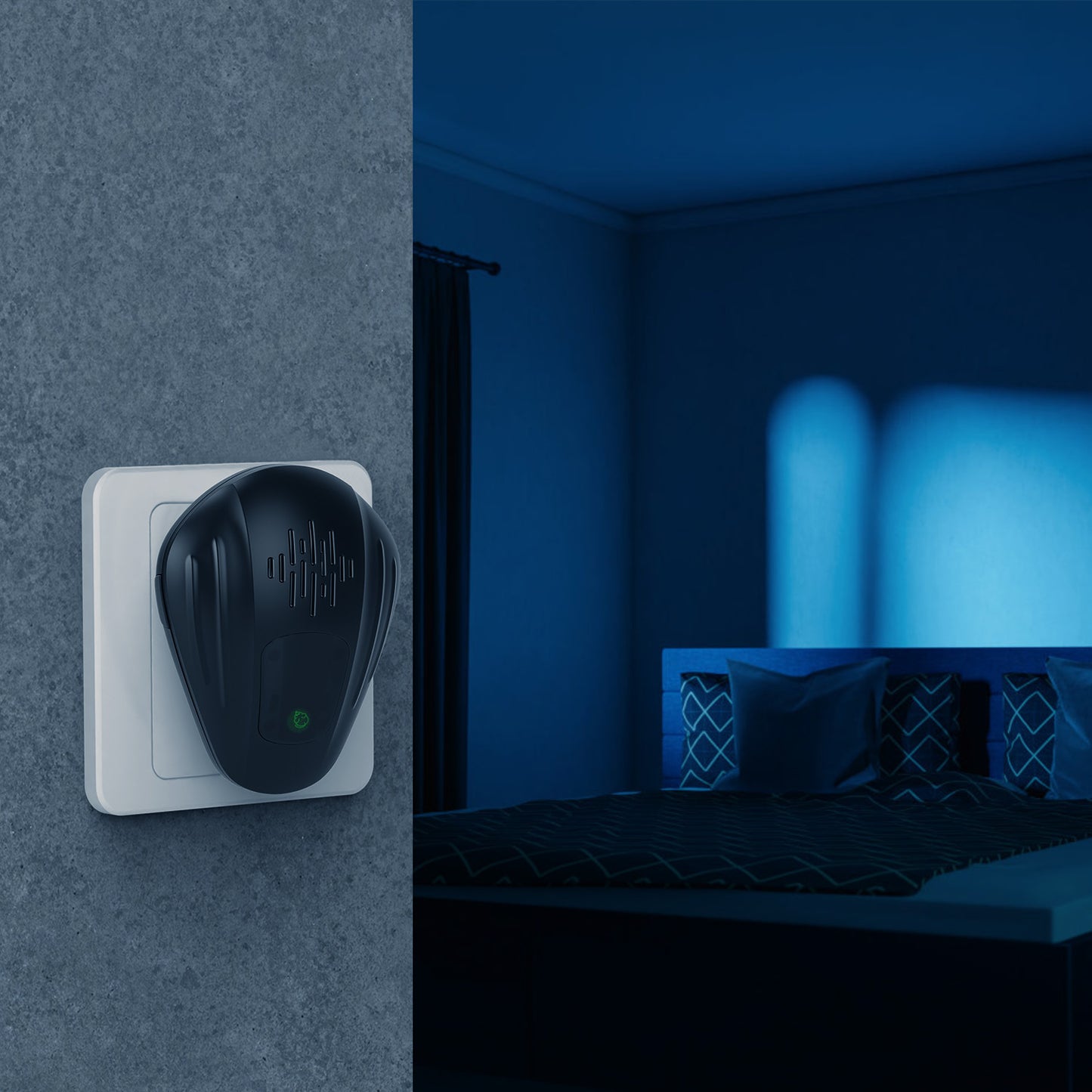2 Pack Ultrasonic Pest Control Device for Indoor Insect Repellent