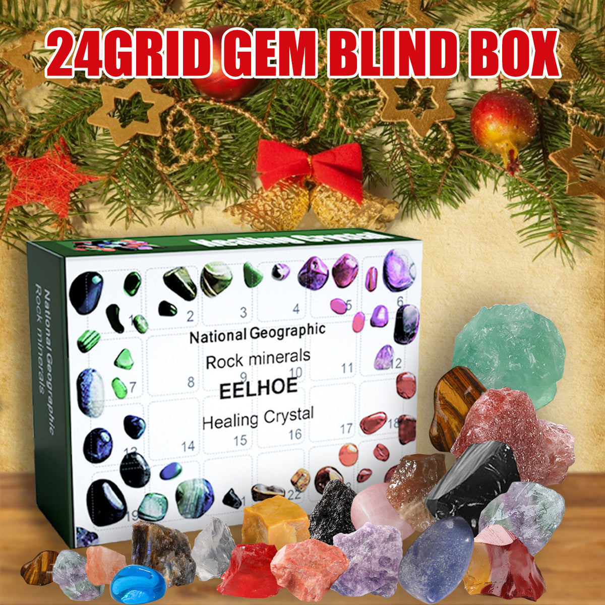 24-Day Advent Calendar Blind Box Atmospheric Toys Christmas Gift Set