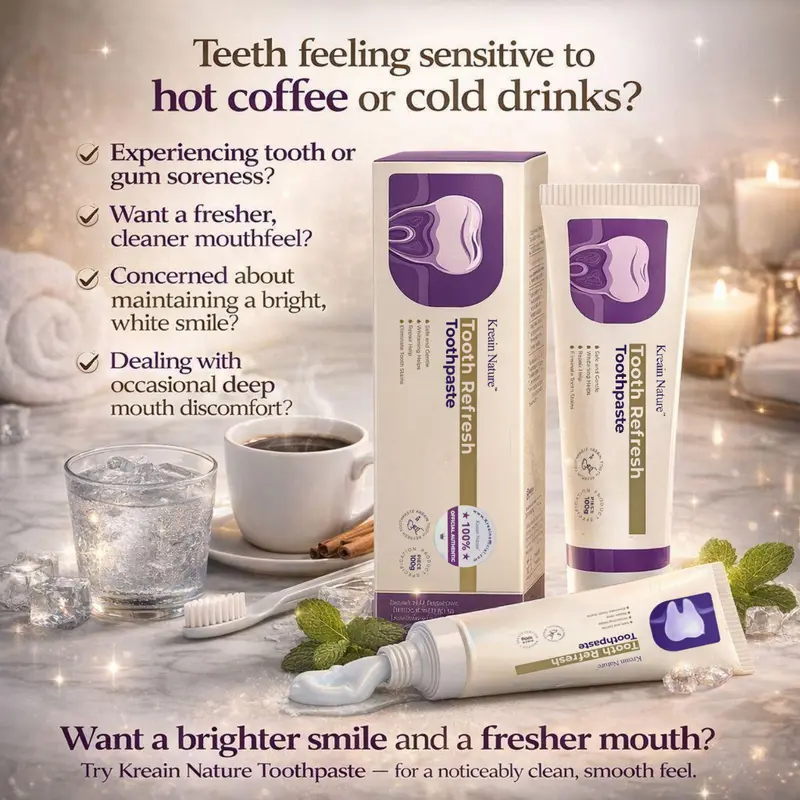 Natural Daily Toothpaste - Hydroxyapatite Whitening & Sensitive Care