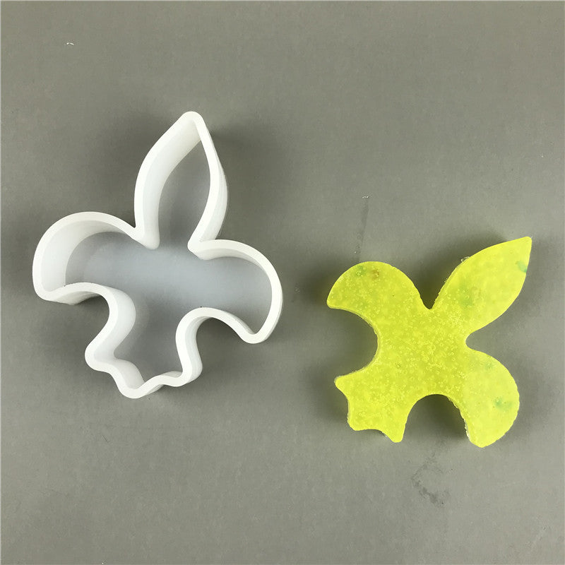 Star Aromatherapy Plaster Candle Silicone Mold - Irregular Shape, White