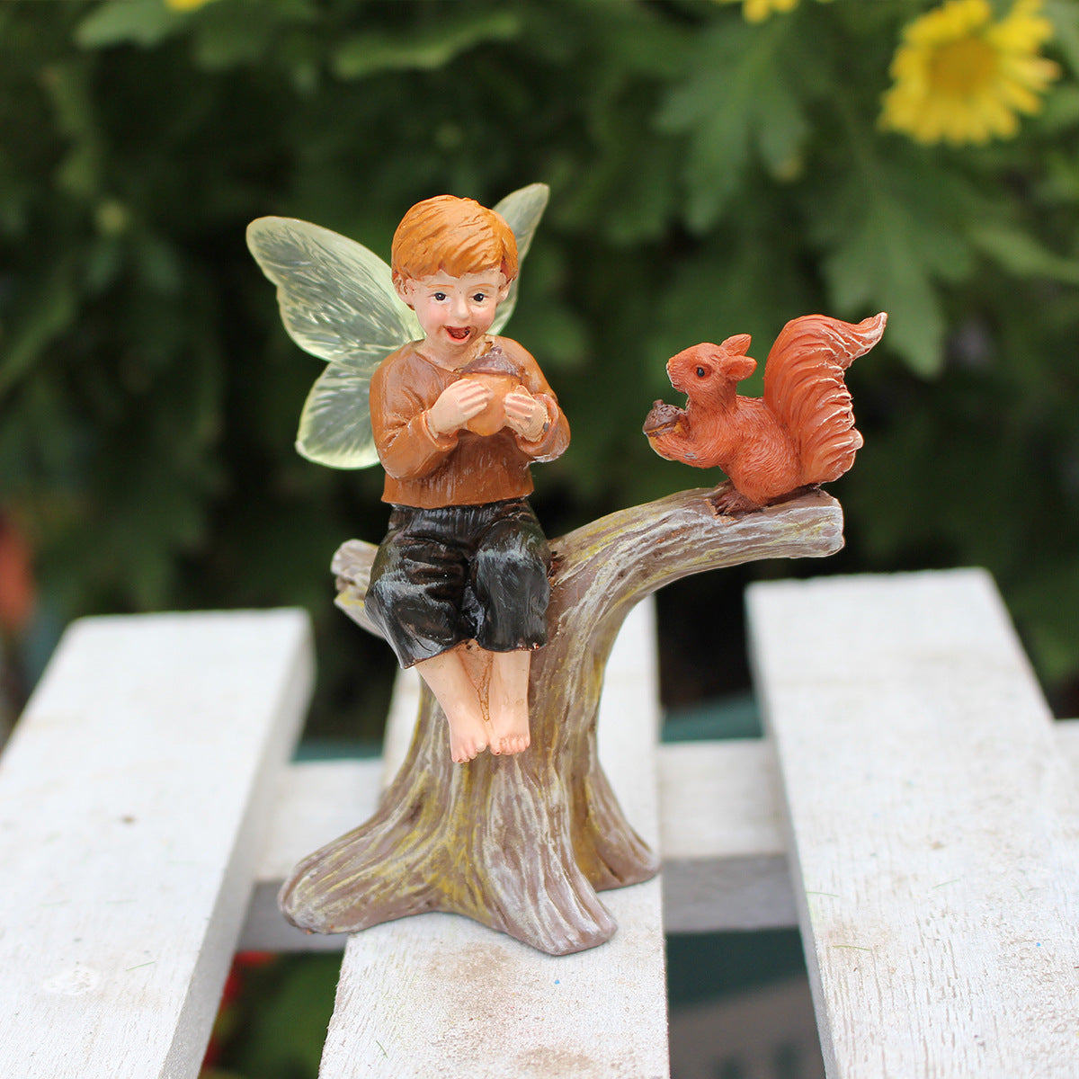 Craft Wooden Peg Accessories Elf Figurines for Home Decor - FARCENT & Squirrel Styles