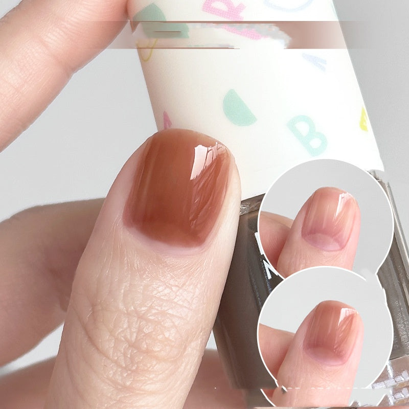 Water-Based Tearable Nail Polish - Quick-Drying & Odor-Free Formula