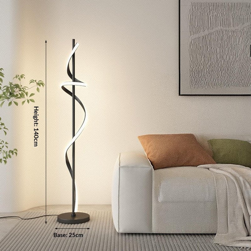 Modern Floor Lamp in Black, Gold, or White – CJ Contemporary Home Lighting