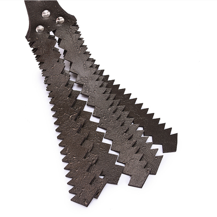 Adult Leather Whip - Cowhide Training Toy for Sensual Play