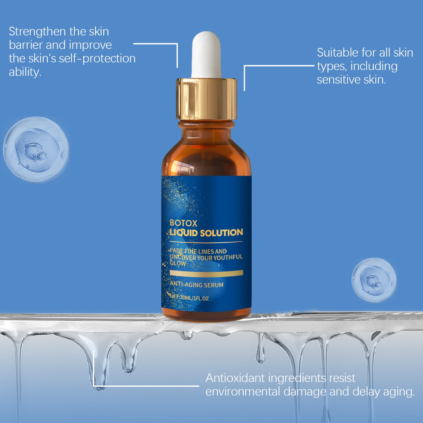 Firming Facial Essence - Anti-Aging Skin Elasticity Serum, 30ml