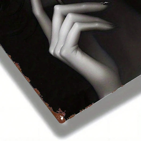 Metal Tin Wall Decoration - 20 cm x 20 cm