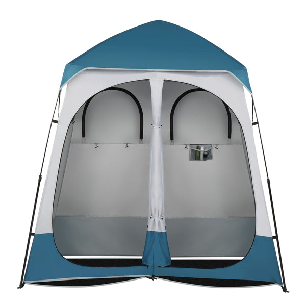 Portable Privacy Changing Tent - Blue & White