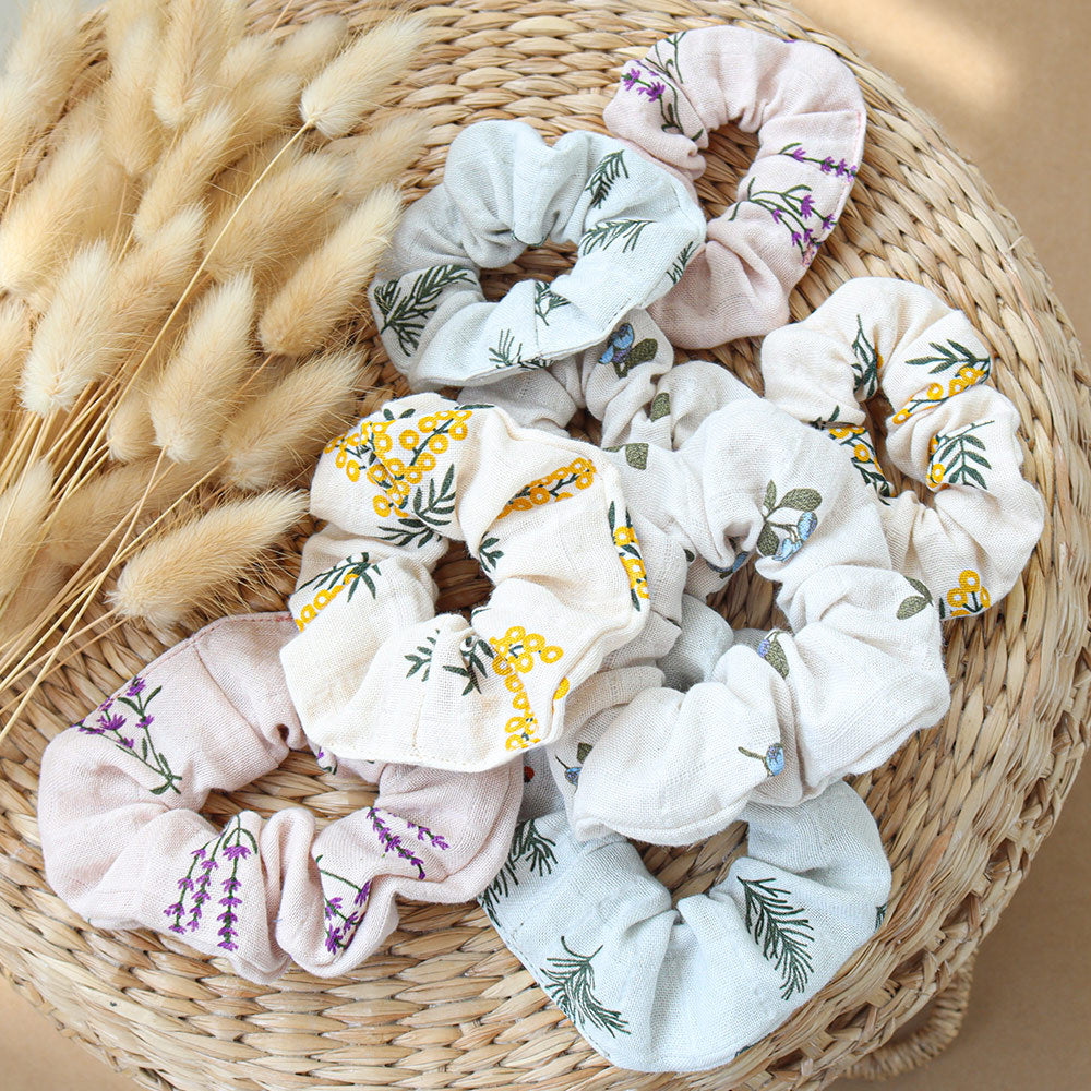 Children's Hair Bands Set - Cotton Hair Clips & Ropes