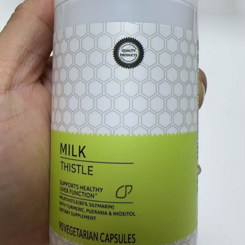 Dietary Fiber Milk Thistle Capsules - Digestive Health Support