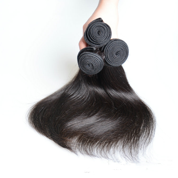 Brazilian Virgin Straight Hair Extensions - Natural Hair Weave, Multiple Lengths