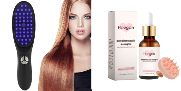 Scalp Care Massage Oil with Comb - 50ml