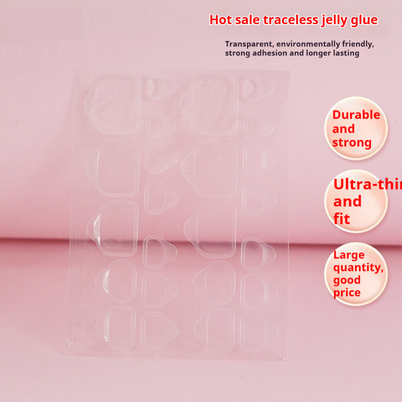 Waterproof Transparent Gel Nail Glue - Ultra-Thin & Super Sticky for Manicure, 1-5PCS Variants
