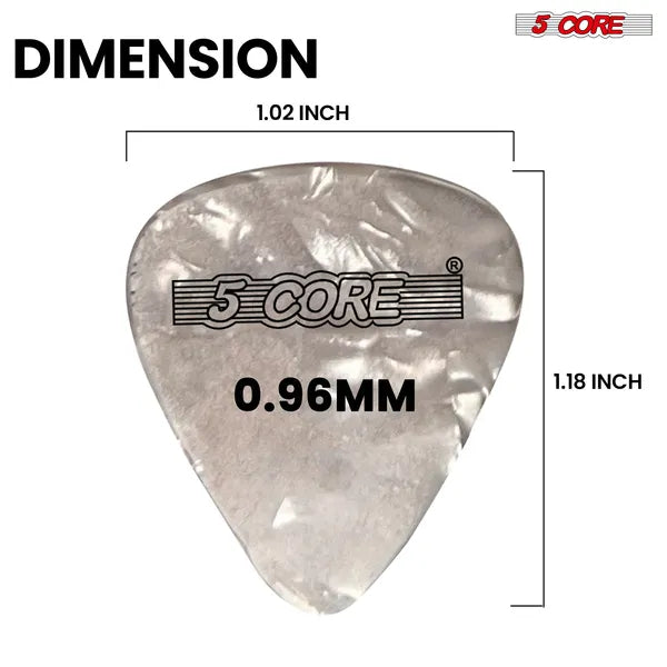 Guitar Picks Variety Pack - Light, Medium, Heavy, Extra Heavy