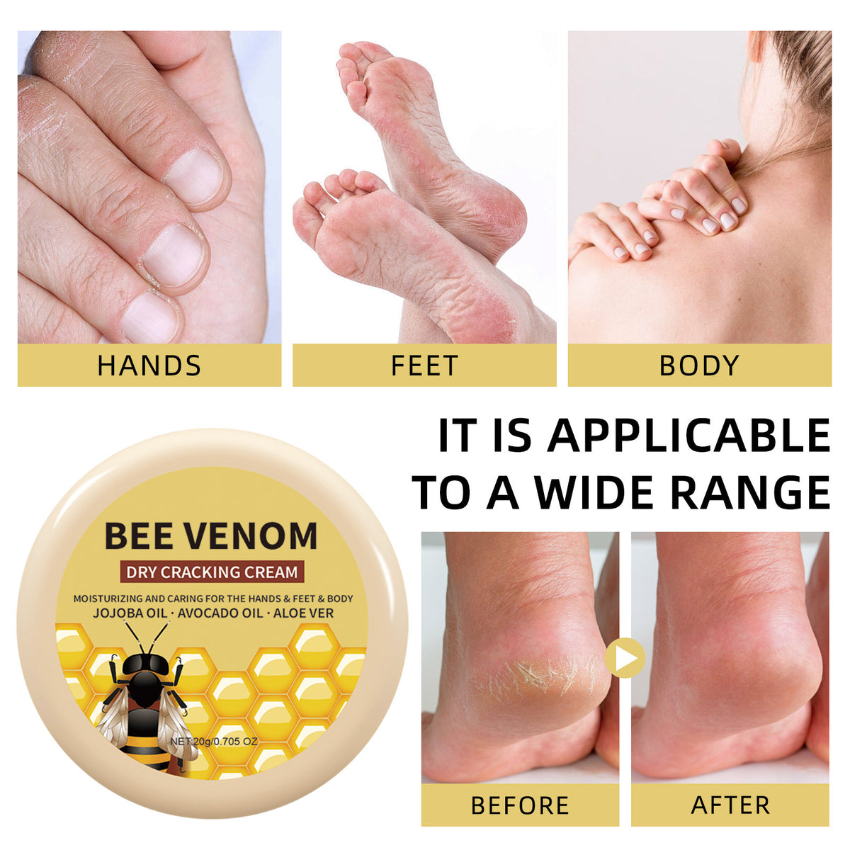 Hand & Foot Moisturizing Cream - 20g