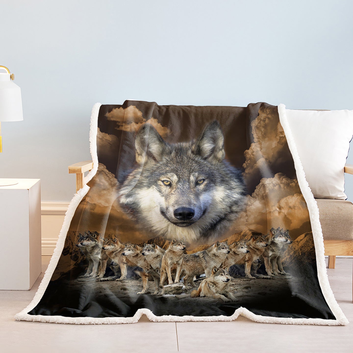 Sherpa Fleece Blanket - Cozy Warm Plush Throw 50x60" & 60x80"