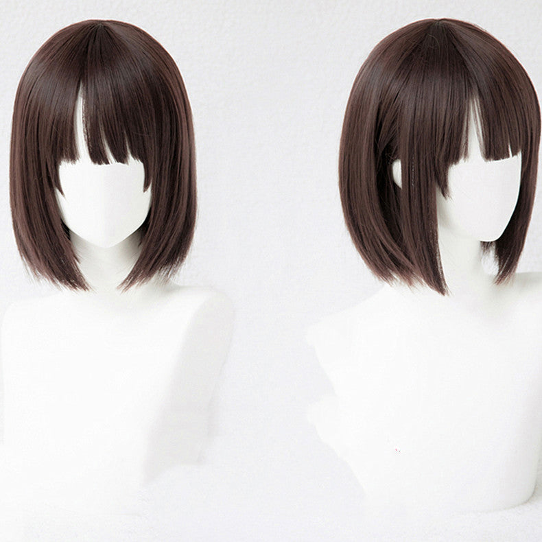 Unisex Minimalist Cosplay Wig Head Covering - Synthetic Hair