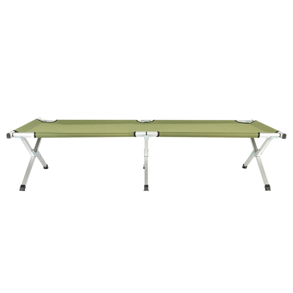 Portable Folding Camping Cot with Carrying Bag - Army Green