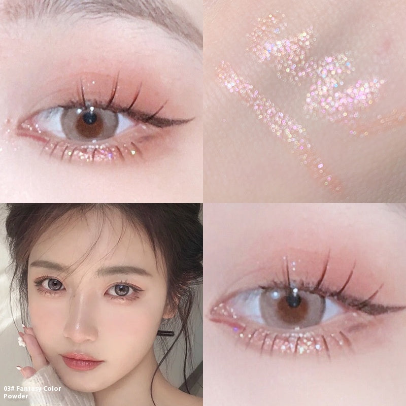 White Eye Shadow Pen - Single Head, Pearlescent & Glitter Colors