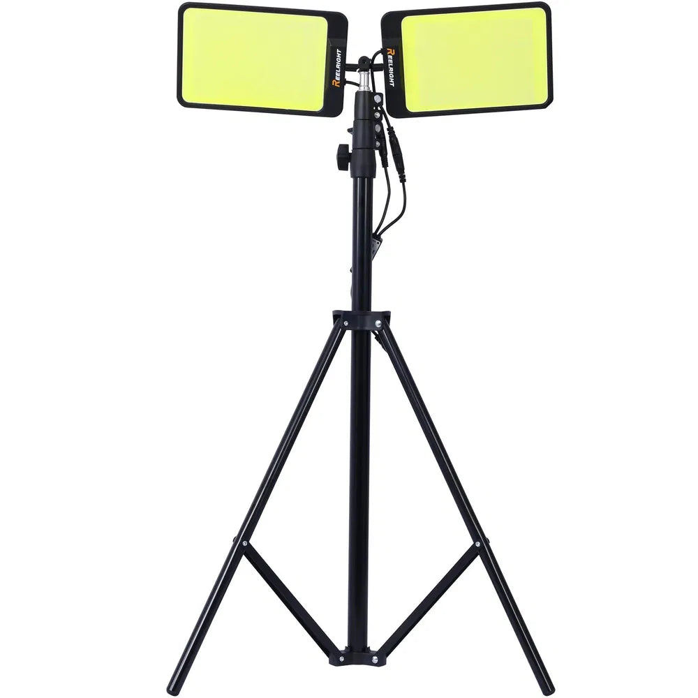 12000 Lumen LED Work Light with Stand, Waterproof Tripod Construction Light